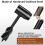 Nightwill Portable Manual Survival Drill Bit Self-Tapping 3