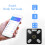 Balance intelligente à énergie solaire avec application Bluetooth 4