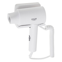 Secador de cabelo branco - ADLER - 2000 W - 1 velocidade - 3 temperaturas - Concentrador estreito