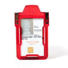 Identity Stronghold Sicherer Ausweishalter Classic, Rot (IDSH1004-001B-rot)