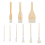 Ceramic brushes set pottery glaze 9 pieces wood handle 1