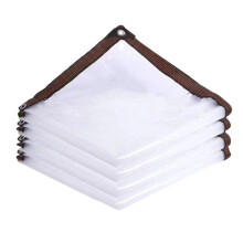 Clear Tarp Grommets 6.5 x 9.8 ft Heavy Duty Waterproof