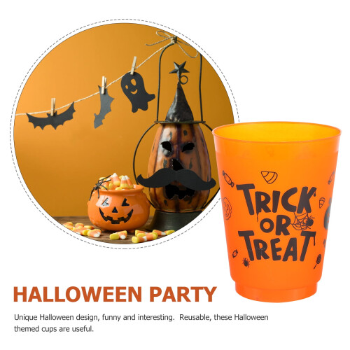 Halloween plastic cups reusable decoration 5 pcs 2