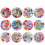 Glass loose beads multicolor 200 pieces 4
