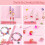 Glass loose beads multicolor 200 pieces 2