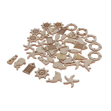 Wooden embellishments for scrapbooking and card making 100