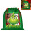 Christmas candy drawstring bag cartoon theme 10 pcs 1
