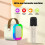 Caixa de som Bluetooth Luniquz K12karaoke com microfones duplos e 3