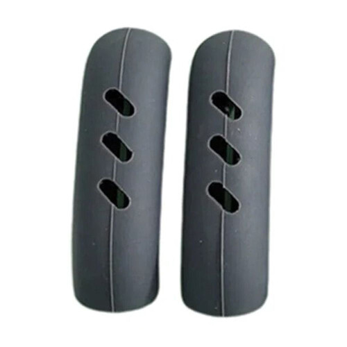 Non-Slip Silicone Pot Handle Holder Grey 2PCS