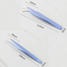 Anti-static stainless steel tweezers set for cake