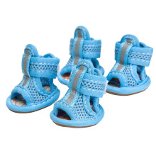 Hekezhi small dog summer sandals breathable mesh 4 pcs