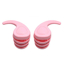 Sleeping Ear Plugs Silicone Waterproof Noise Reduction Pink