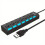 USB2.0 Hub Dockningsstation 7-i-1 med LED 5
