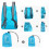 20L foldable waterproof daypack lightweight blue 5