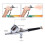 Airbrushset met instelbare output van 40 PSI en dubbele werking. 4