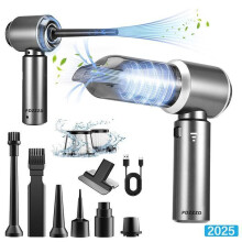 Car Vacuum Cleaner - 18000Pa 4 in 1 - Handheld Vacuum - 3 Speeds 80,000 RPM - Home, Car, Office - Grey