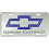 Genuine Chevrolet Embossed Metal auto tag 6 x 12 1