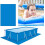 Luniquz rectangular pool ground cloth 8–16 ft PE 2