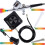 Airbrushset met instelbare output van 40 PSI en dubbele werking. 6