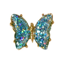 Butterfly Rhinestone Nail Art Decorations 3D Alloy