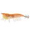 Leuchtender Tintenfischköder, leuchtender Garnelenjig, orange 2