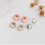 Earring Backs Rose Gold Silver 9 mm 3