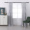 Pink sequin curtain solid color 2-panel set 6