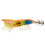 Leuchtender Tintenfischköder, leuchtender Garnelenjig, orange 7