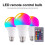 Ampoule LED E27RGB avec télécommande (1 lot) 6