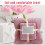 Bath Towel Oversized Soft Absorbent 2 Pack Red 4