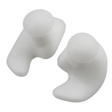 Swimming Ear Plugs Soft Silicone for Adults and Kids White