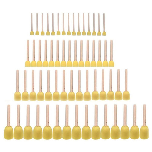 IMCBSTT round paint foam sponge brushes 60 pcs