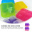 Snack Food Containers with 4 Compartments 4pcs 2