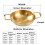 Paella Pan for Home Cooking Gold 22CM 2