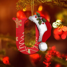Hengsof Christmas wooden letters A-Z 26 pcs