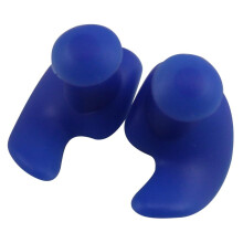 Swimming Ear Plugs Soft Silicone for Adults and Kids Blue