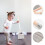Set scopa e paletta per bambini con mini mocio 6