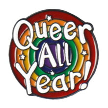 Butterfly Pride Badge Alloy Pin You Are Safe with Me