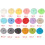 Solid knitting yarn soft thin plush 25g ball 6