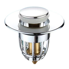 Kitchen Sink Plug Press-Type Popup with Copper Core