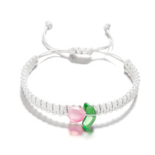 Korean tulip charm bracelet for women 1 piece