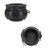 Nightwill Halloween witch barrel candy bucket black 1pc 6