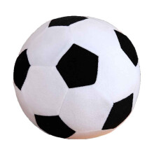 Worallymy Cartoon Voetbal Kussen Knuffel Baby Voetbal Sport Speelgoed Cadeau voor Peuters, Kinderen en Volwassenen