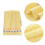 Cotton Bath Towel Set 13" x 29" 3-Pack Yellow 4