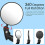 Bike Rear View Mirror Adjustable Foldable Wide Angle Convex 3