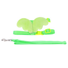 Pet harness leash for ducks and chickens green XS