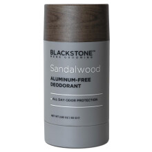 Blackstone Herr Grooming Aluminiumfri Deodorant - Hela Dagen Odor Skydd | Långvarigt Skydd - Sandelträ (2,82 oz)