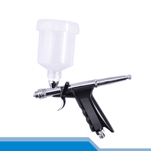 Conjunto de aerógrafo profissional de 0,5 mm com tampa de bico e 2