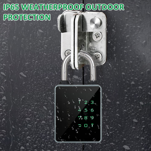 Pinnaco Smart Padlock Water-Resistant Bluetooth Keypad Lock 2