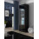Cama display cabinet SOHO S1 black/black gloss 1